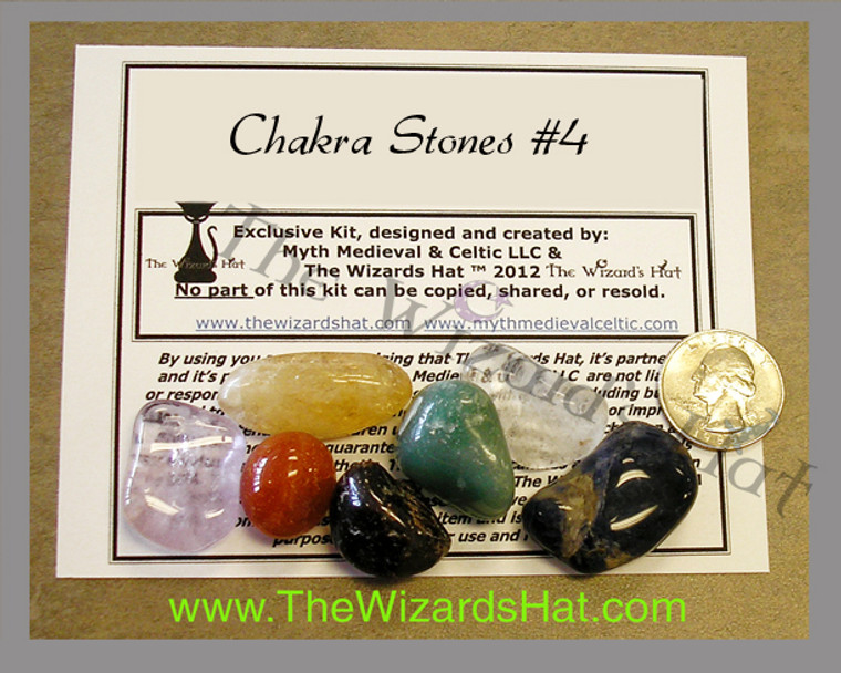 7 Chakra CRYSTAL STONES Kit #14