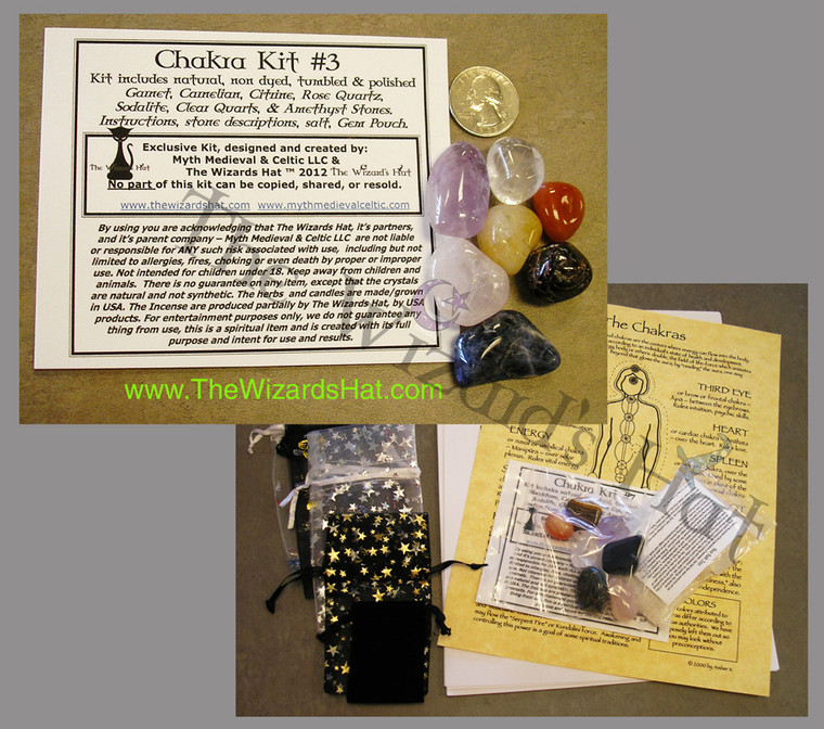 Complete 7 Chakra Kit #3 Complete 7 Chakra Kit #3
