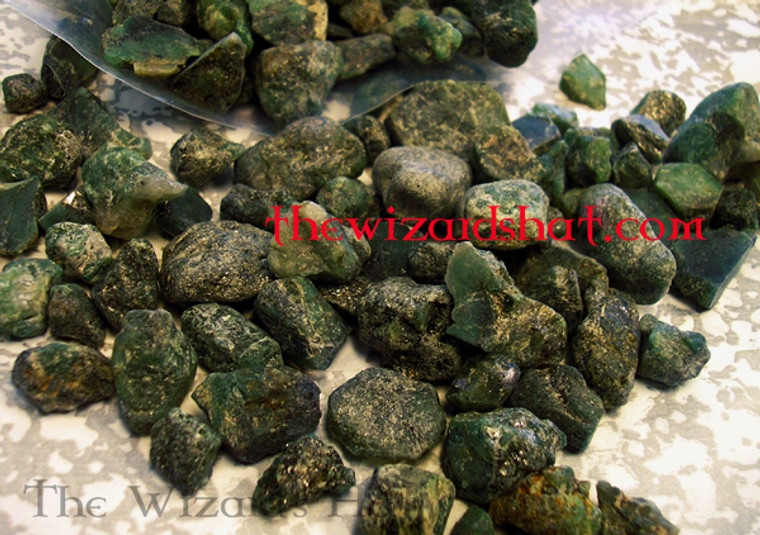 Emeralds - Raw (untumbled) 20 carats