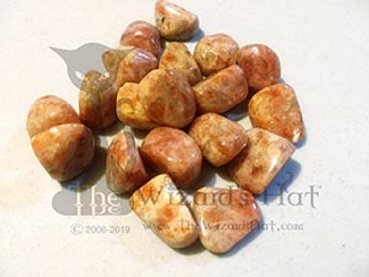 1 SunStone stone/crystal - Tumbled  1 SunStone stone/crystal - Tumbled
