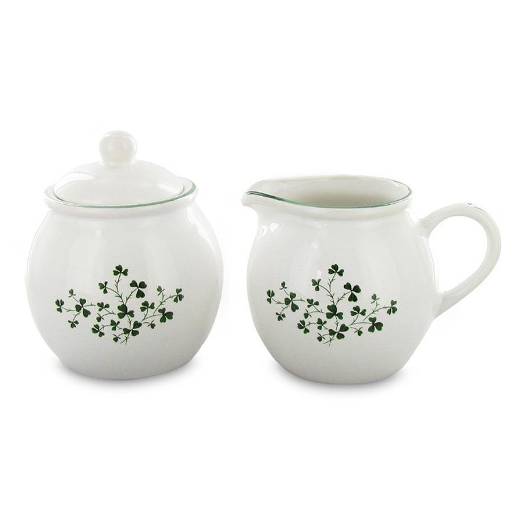 Bewleys Shamrock Sugar & Creamer set - 2pc set