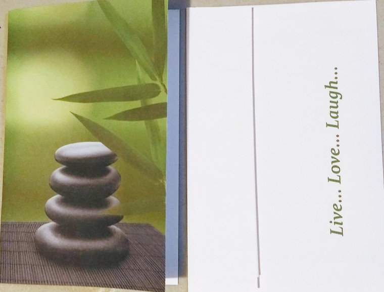 Namaste Zen Stones -  All Occasion Card