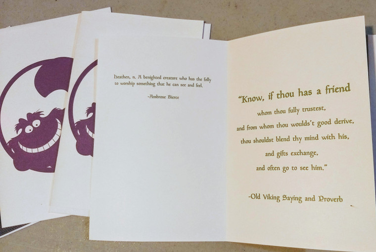 Norse Valknut with Runes -  All Occasion Card