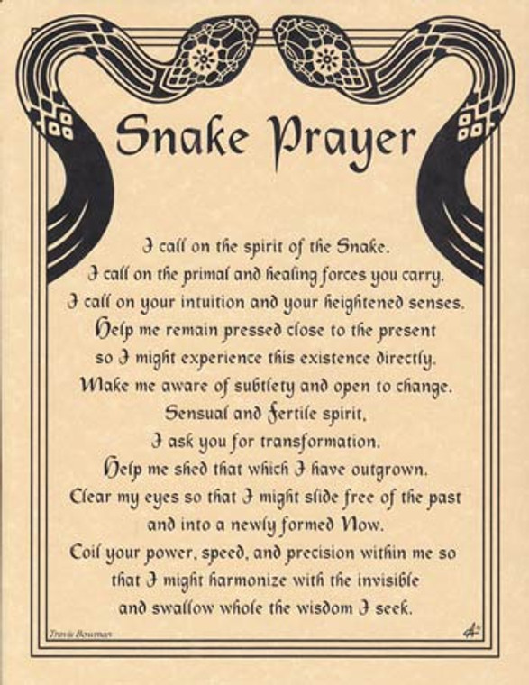 Snake Prayer poster                                                                                                     