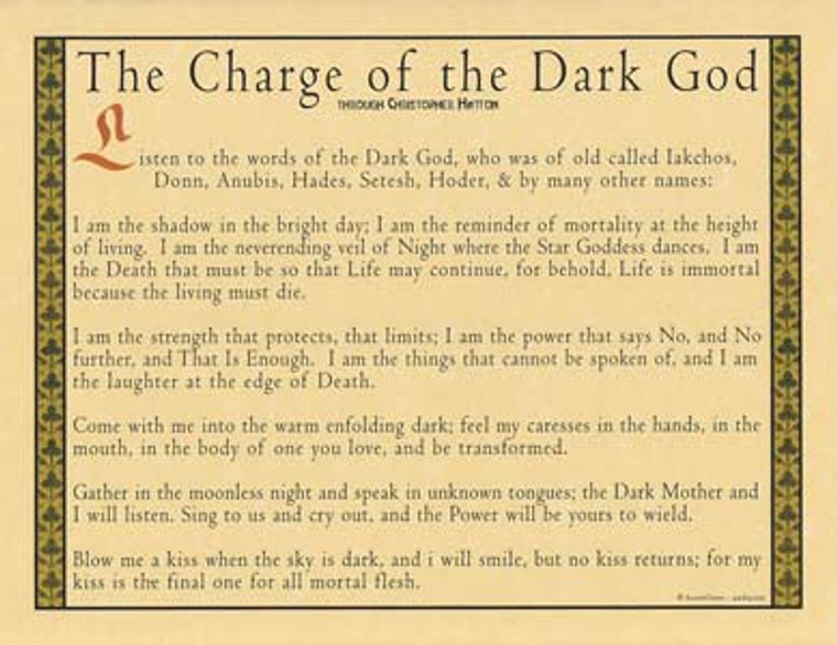 Dark God poster                                                                                                         
