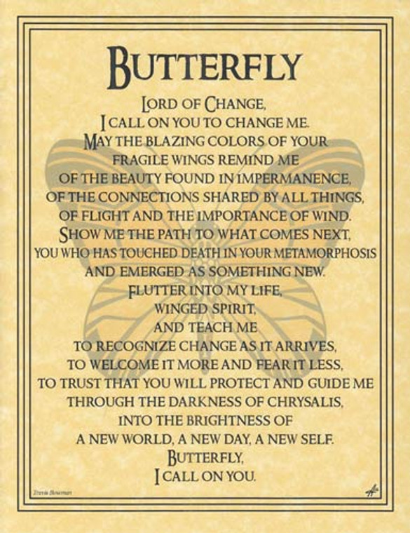 Butterfly Prayer poster                                                                                                 