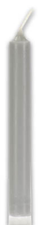 4" x  1/2" Gray Chime Candle - single