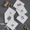 embroidered monogrammed handkerchiefs