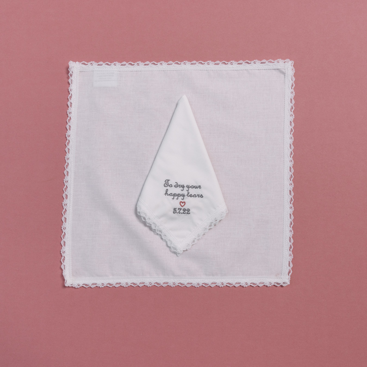 100pcs Unisex Baumwolle Taschentuch Pure White Blume Spitze Rand Taschentücher E - Foto 6