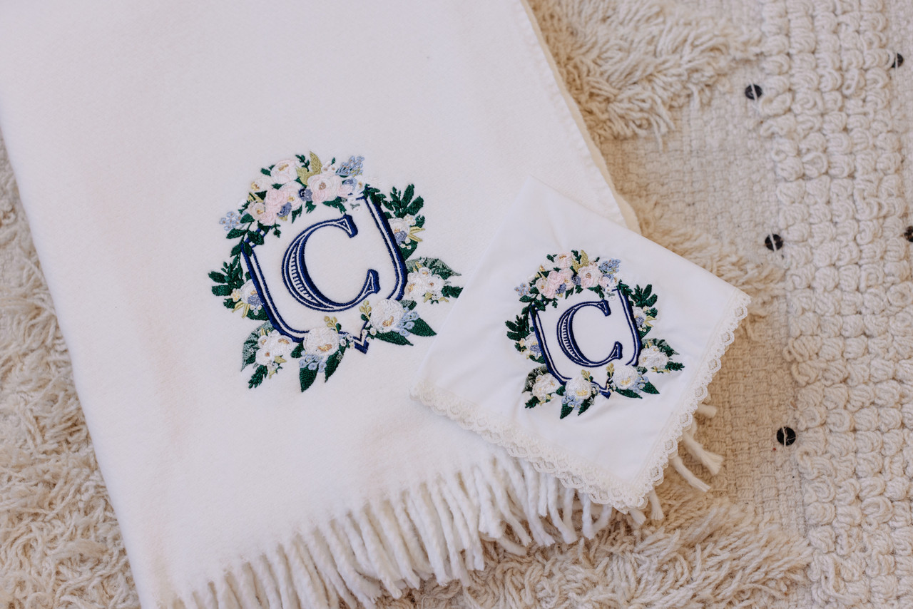 Monogrammed Blanket