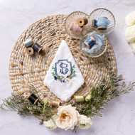 Bespoke Wedding Favors: Custom Embroidered Handkerchiefs