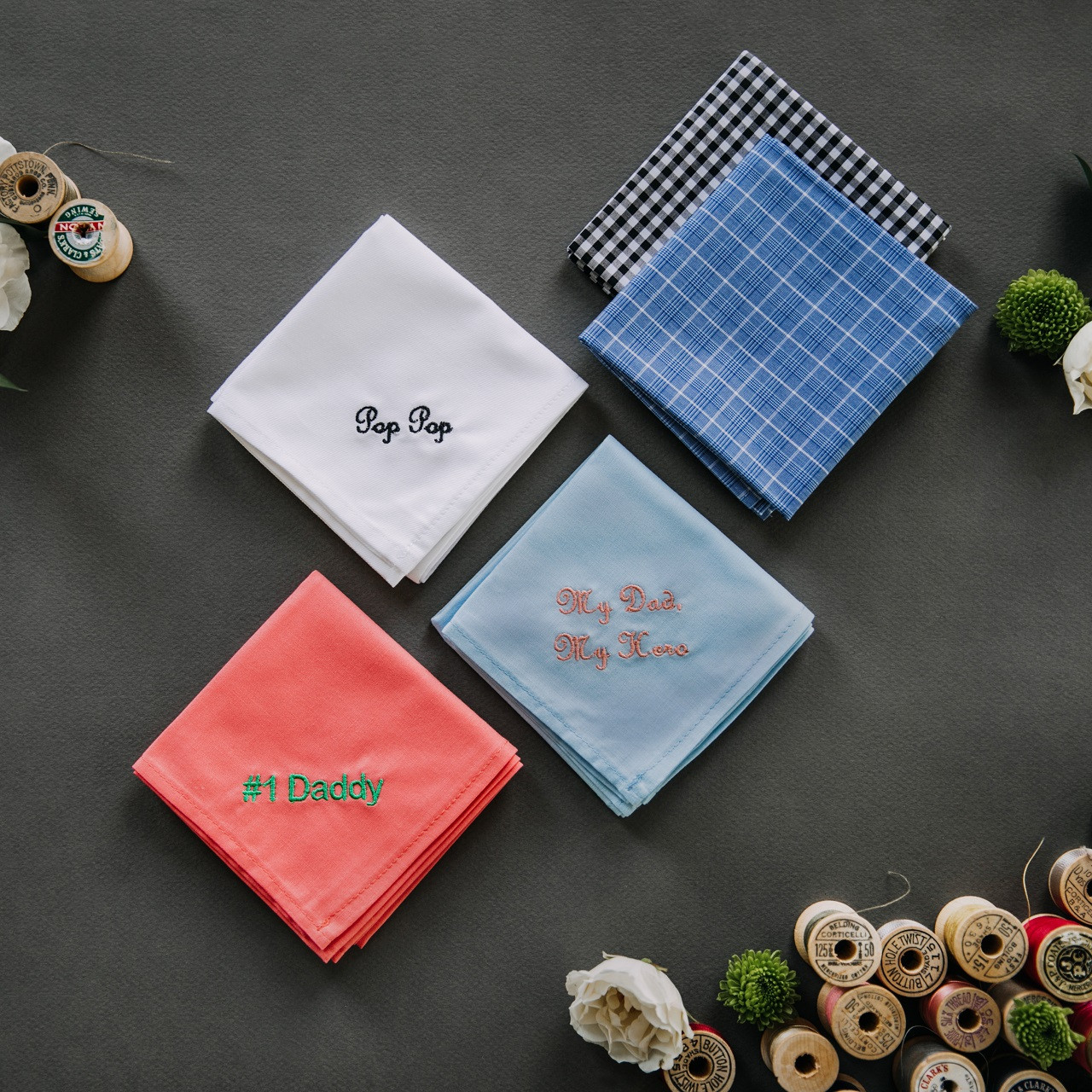 Dad Handkerchief The Handkerchief Shop Classy Little Bride LLC