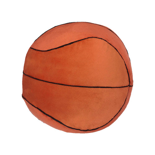 Embroidered stuffed basketball