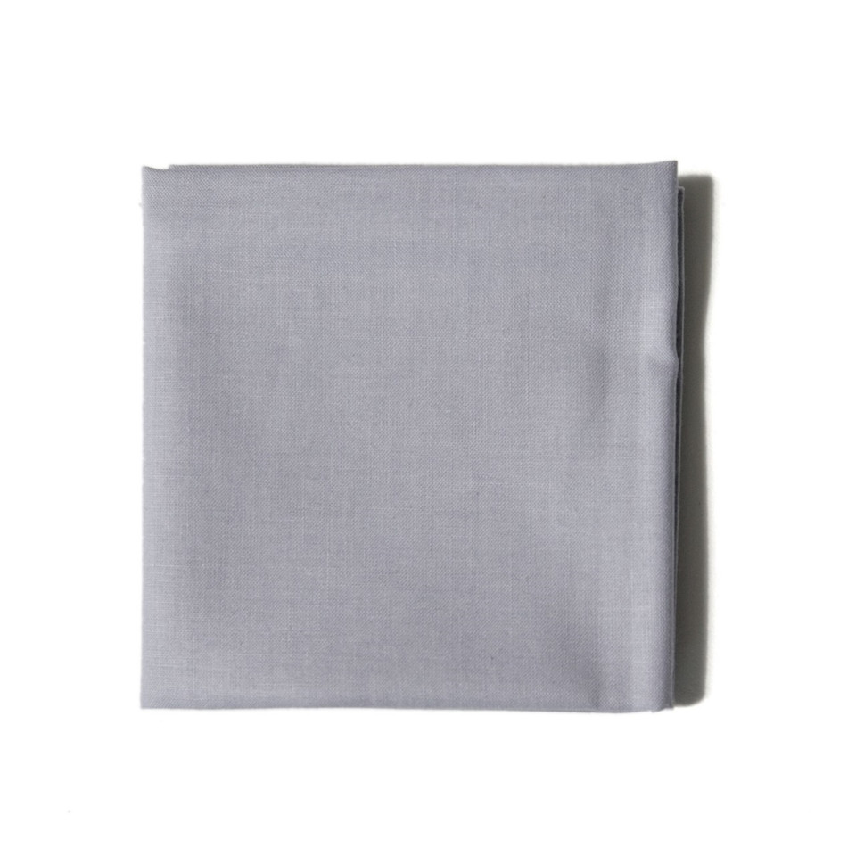 Grey Men's Handkerchief Embroidered & Monogrammed