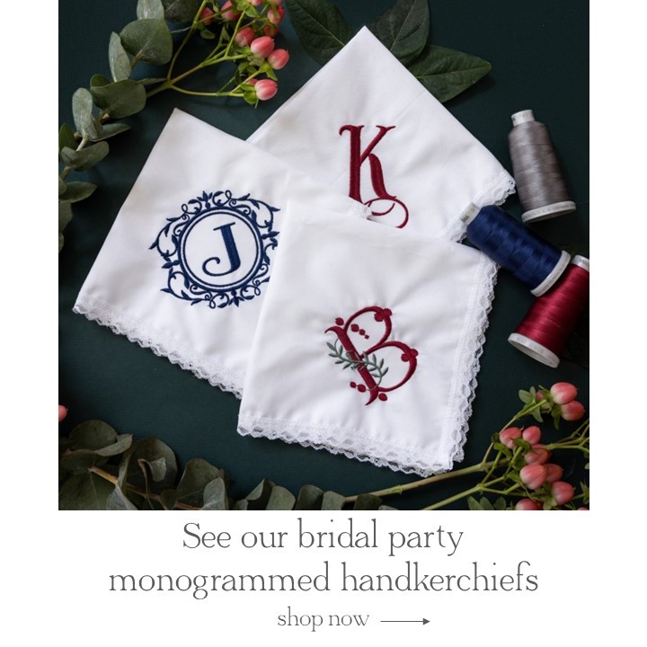 Wedding Handkerchiefs | Personalized Embroidery | Men's Handkerchiefs