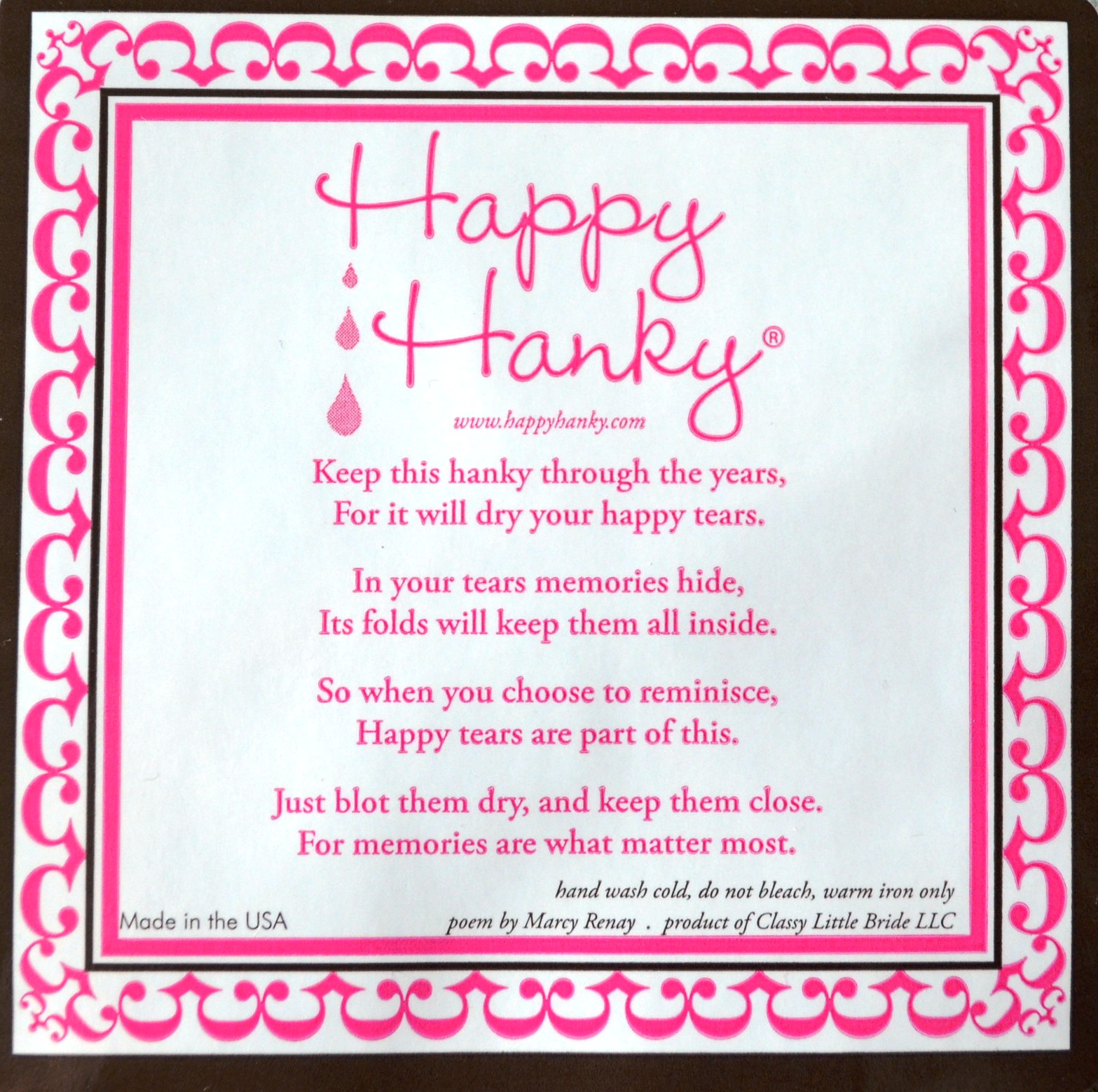 Celebrate Special Occasions with Happy Hanky - The Handkerchief Shop ...