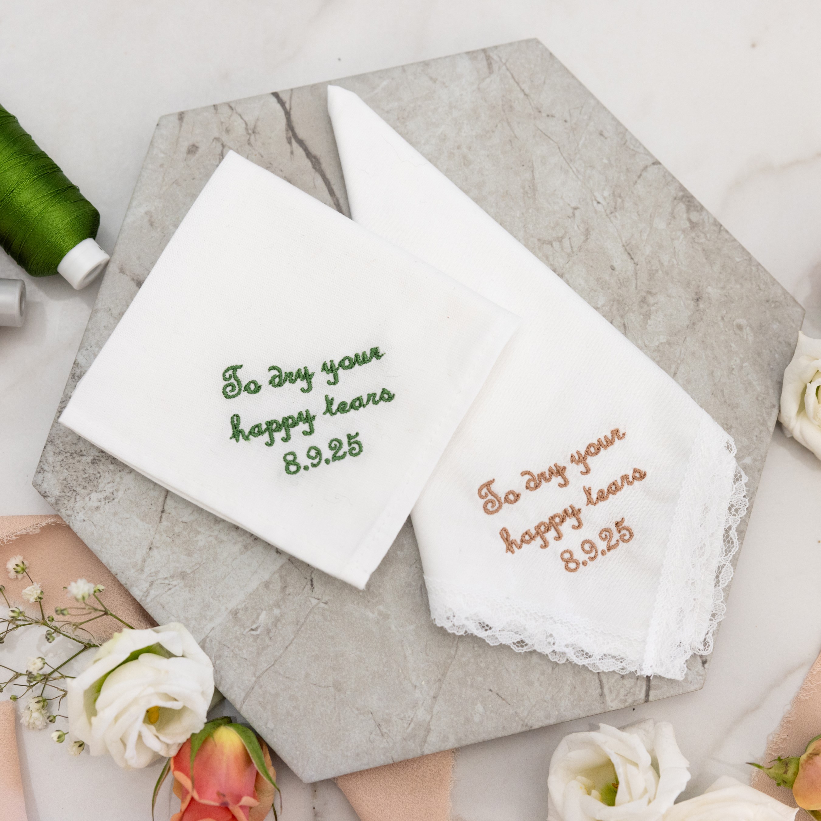 Can we embroider something for you? The Handkerchief Shop Classy