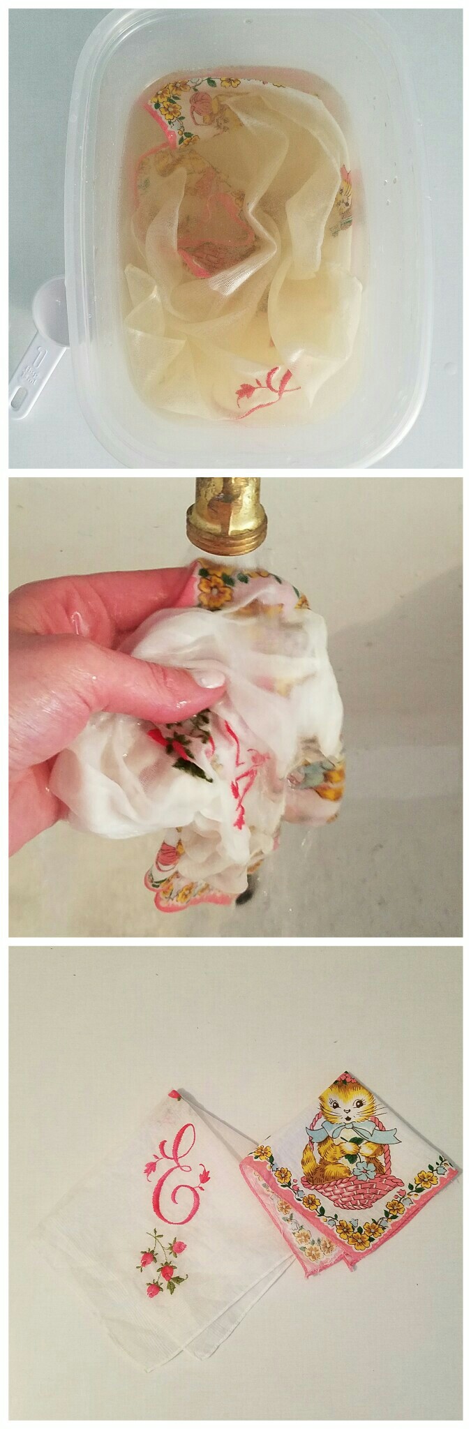 Cleaning Vintage Linens The Handkerchief Shop Classy Little Bride LLC