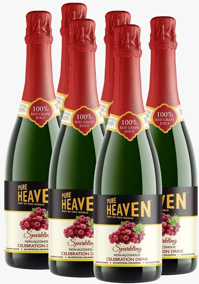 Pure Heaven Red Grape Non-Alcoholic Celebration Drink 750ml (Pack