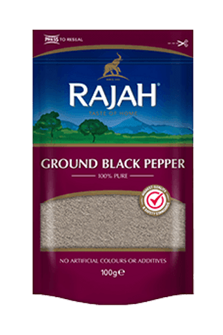 Rajah Black Pepper Ground 100g