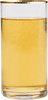 Gold Rimmed Beer Glass
