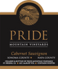 2021 Pride Mountain Cabernet Sauvignon, Napa & Sonoma Counties, California