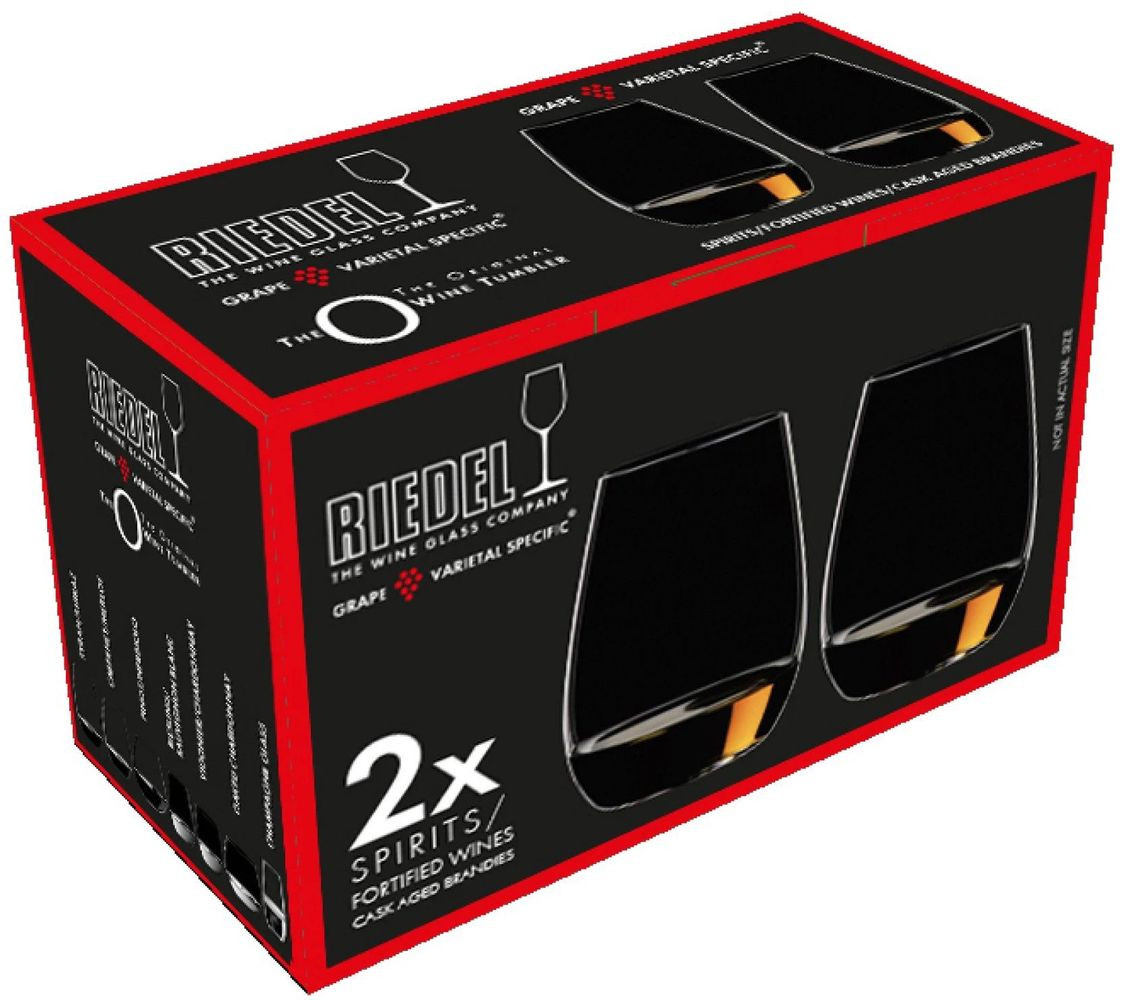 Riedel O Tumbler - Spirits/Fortified Wine/Brandy Glass (2pk)