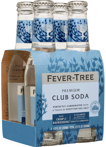 Fever Tree Premium Club Soda 4-pk