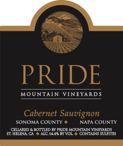 2021 Pride Mountain Cabernet Sauvignon, Napa & Sonoma Counties, California