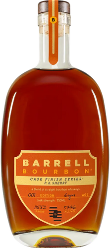 Barrell Bourbon CASK FINISH SERIES: P.X. SHERRY Straight Bourbon, Kentucky