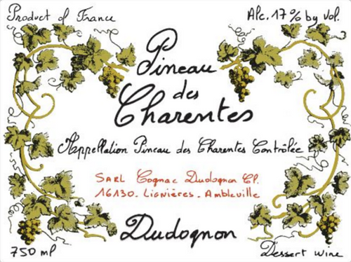 Dudognon Pineau des Charantes, Cognac, France