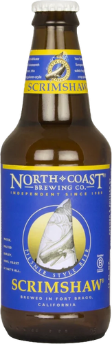 North Coast Brewing Co. SCRIMSHAW Pilsner, Fort Bragg, California
