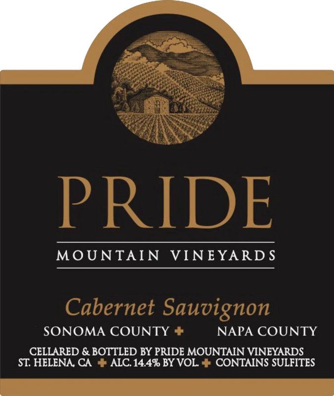 2021 Pride Mountain Cabernet Sauvignon, Napa & Sonoma Counties, California