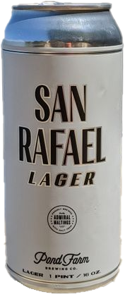Pond Farm Brewing 'San Rafael' Lager, San Rafael, California