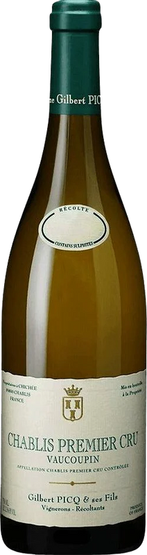 Gilbert Picq, Vaucoupin Chablis 1er Cru, Burgundy, France