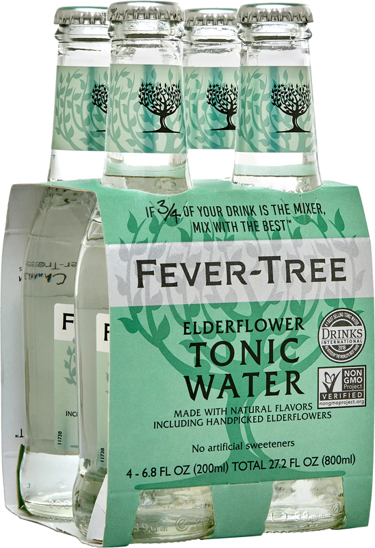 Fever Tree Elderflower Tonic Water 4-pk