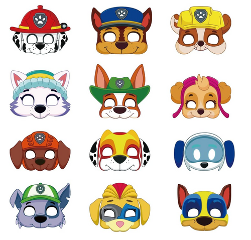 Paw Patrol Masks, Paw Patrol Party Masks Animal Masks for Kid's Party Paw Dog Patrol Birthday Party Favor Supplies Paw Patrol Masks, Paw Patrol Party Masks Animal Masks for Kid's Party Paw Dog Patrol Birthday Party Favor Supplies