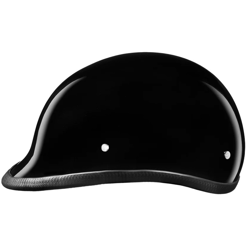 Daytona Hawk Half Helmet HiGloss Black