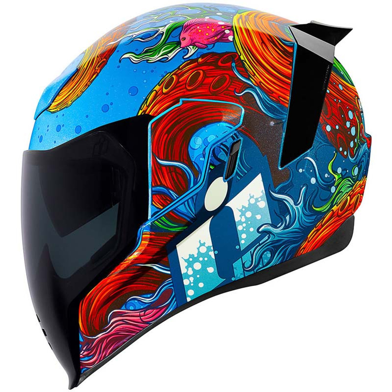 Icon Airflite Inky Helmet Xtremehelmets Com