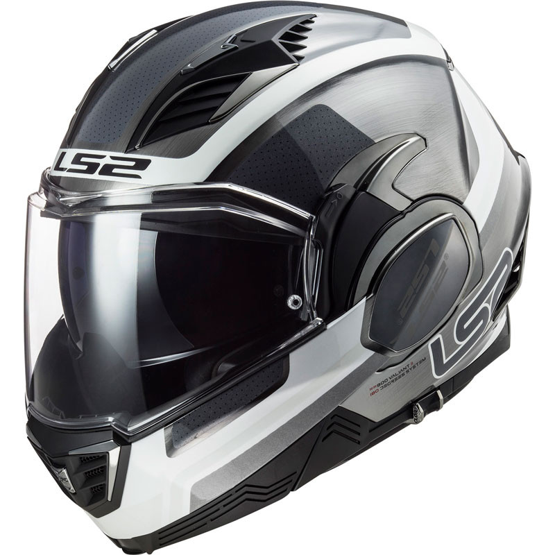 LS2 Valiant フルフェイスヘルメット　Lサイズ LS2 Valiant Flip Up Modular Motorcycle Helmet Flat Matte Titanium