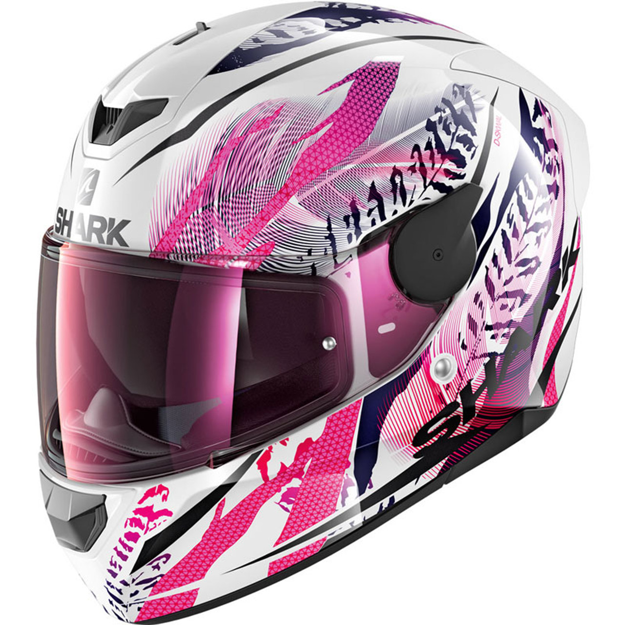 Shark D-Skwal 2 Shigan Helmet - Black/Violet/Glitter - M