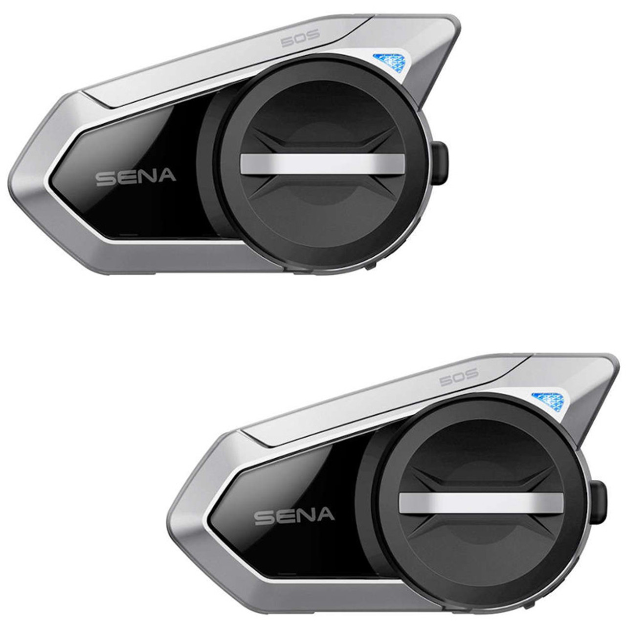 Sena 50S HD Motorcycle Bluetooth Communication System - Dual Pack