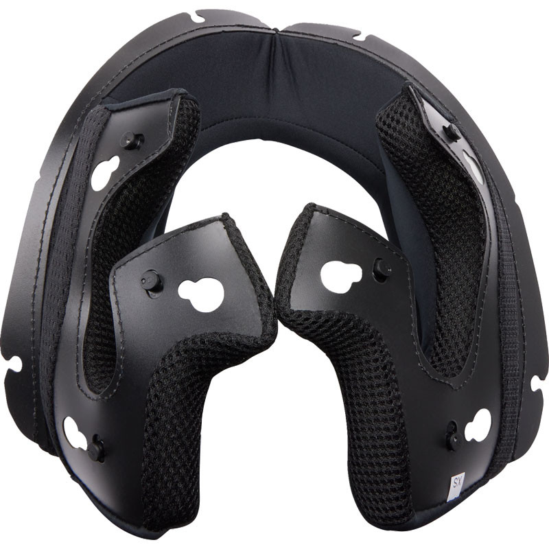 AGV Guanciali Corsa R (XXL) | Ricambio Interno Casco | Colore Nero