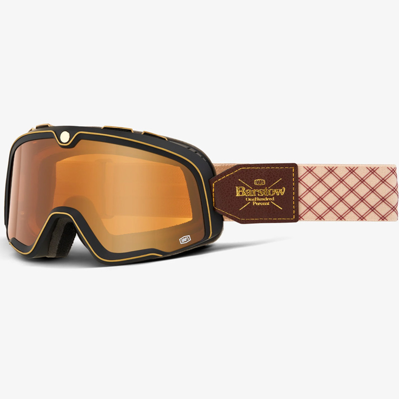 100% Barstow Goggle ゴーグル BARSTOW Goggle Race Service - Mirror Silver Lens – 100%
