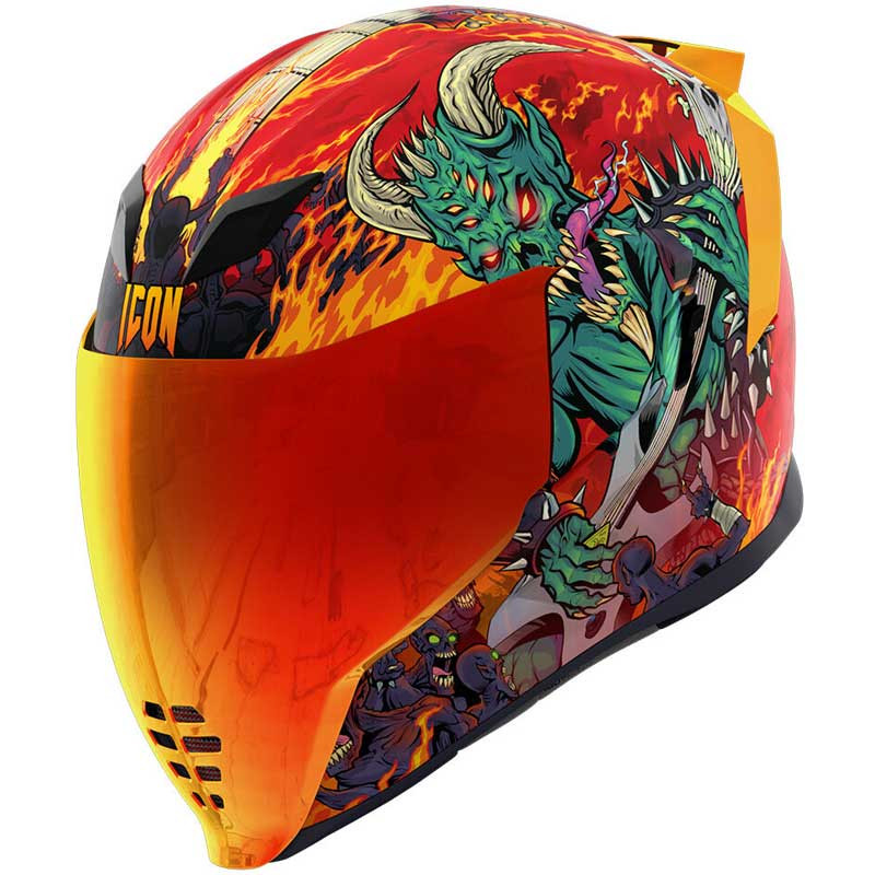 3 4 motorcycle helmets Milwaukee Performance MPH9805DOT 'Shift' Open Face 3/4 Matte Black Helmet for Men and Women Biker with Drop Down Tinted Visor Dick Butkus, Mike Singletary and a design that ch-client-id-5213 Color:Fire N Ice