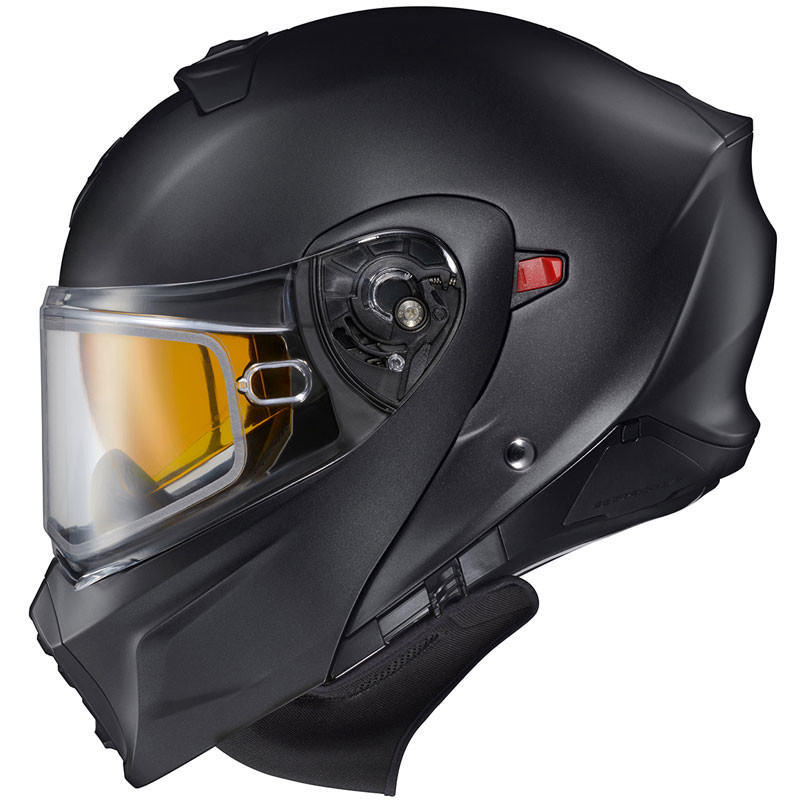 scorpion black silver exo-at950 snow helmet w electric shield 75-15153x Outrigger Cold Weather Modular W/Electric free vision and protection from extreme conditions Scorpion EXO-AT950 Neocon Helmet Review: