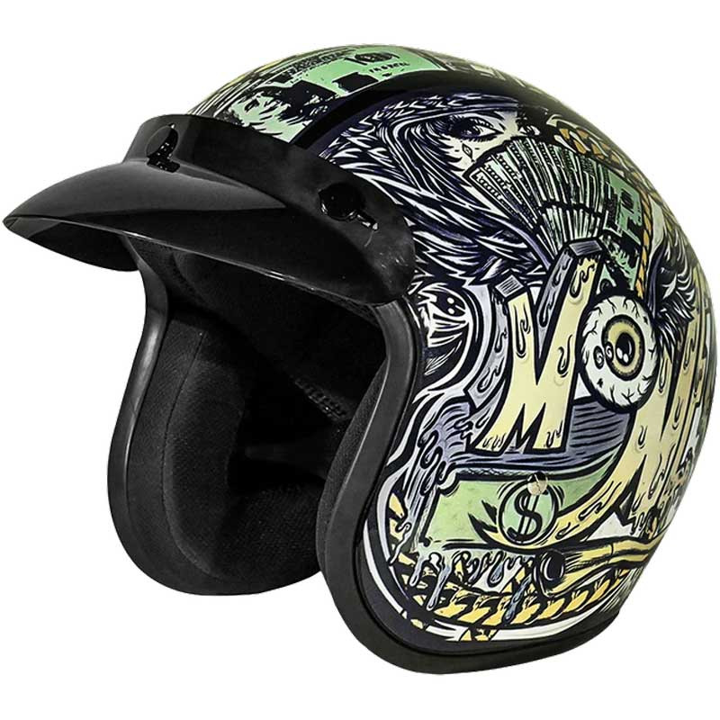 Daytona Cruiser Money Helmet | XtremeHelmets.com Daytona Cruiser Money Helmet | XtremeHelmets.com