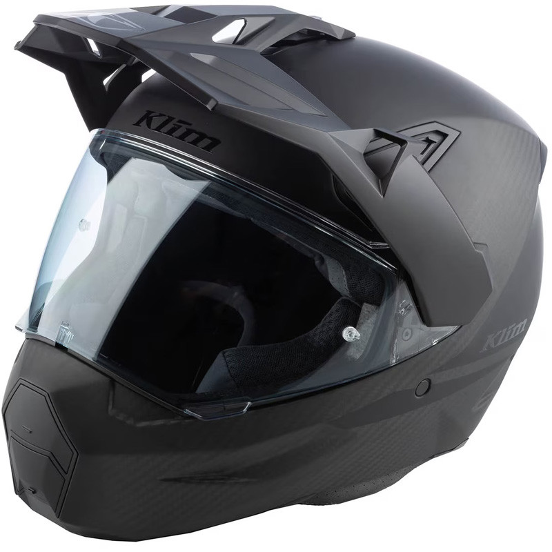 alpha sport motorcycle helmet Klim X1 Alpha Helmet - Carbon Matte Black