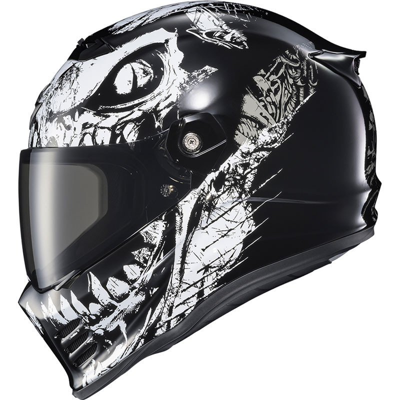 セキュリティ・セーフティ 1960's skull crossbone helmet Scorpion EXO Covert FX Caiman Helmet | XtremeHelmets.com