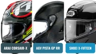 AGV Pista GP RR vs. Shoei X-Fifteen vs. Arai Corsair-X: Which Premium Race Helmet Is Best?